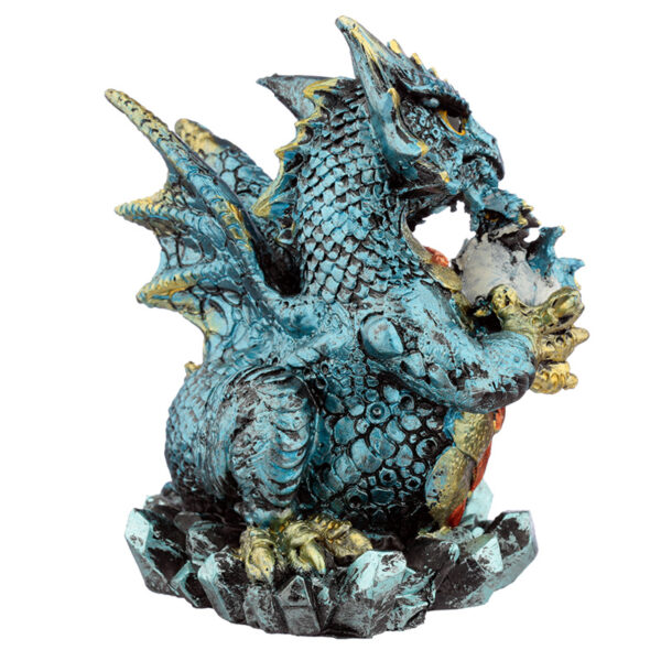 Mother and Hatching Baby Elements Dragon Figurine - Image 10