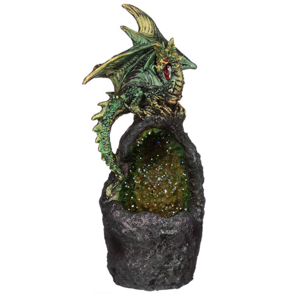 Crystal Cavern LED Dark Legends Dragon Figurine - Image 6