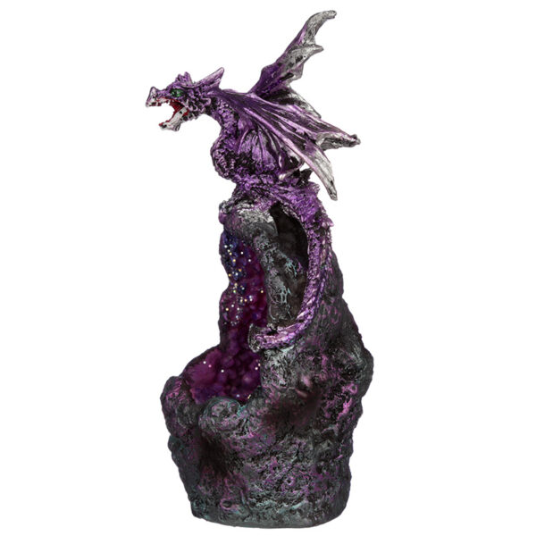 Crystal Cavern LED Dark Legends Dragon Figurine - Image 9