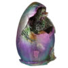 Hatching Egg Metallic Rainbow Dragon Figurine - Image 5