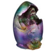 Hatching Egg Metallic Rainbow Dragon Figurine - Image 9