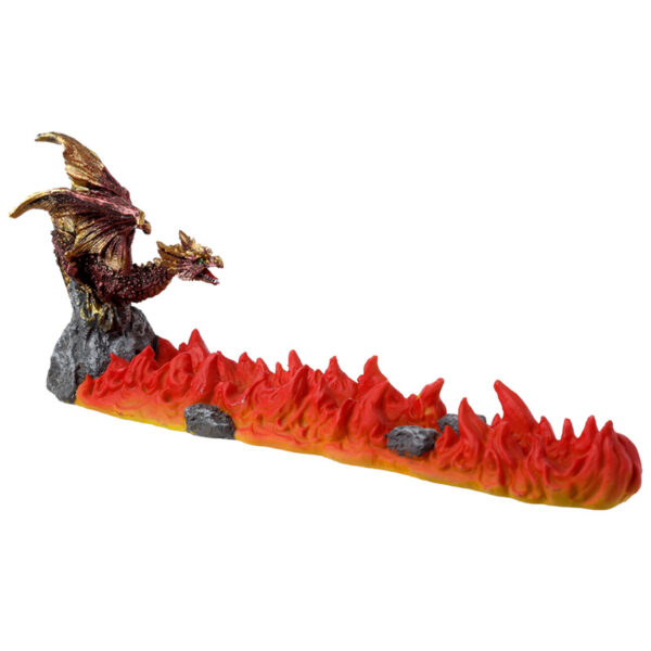 Ashcatcher Incense Stick Burner - Red Dragon Volcano - Image 3