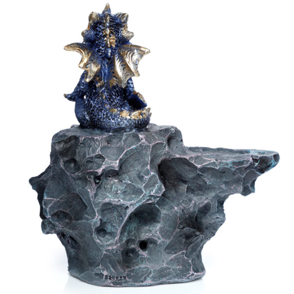 Elements Yoga Dragon LED Crystal Cave Ashcatcher Incense Stick Burner - Image 4