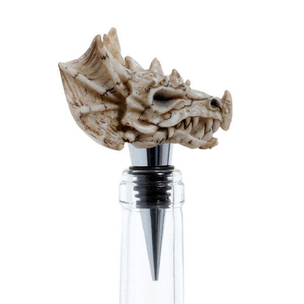 Novelty Bottle Stopper - Shadows of Darkness Dragon Skull - Image 2