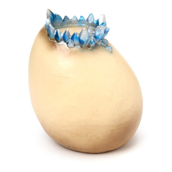 Tea Light Candle Holder - Elements Baby Dragon Crystal Egg Cave - Image 5