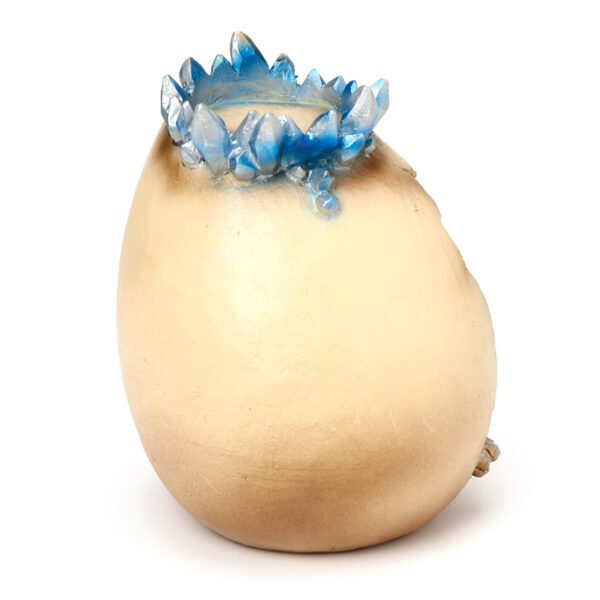 Tea Light Candle Holder - Elements Baby Dragon Crystal Egg Cave - Image 6