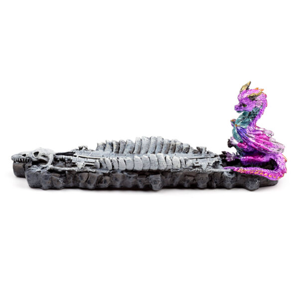 Ashcatcher Incense Burner - Elements Baby Dragon Skeleton - Image 3