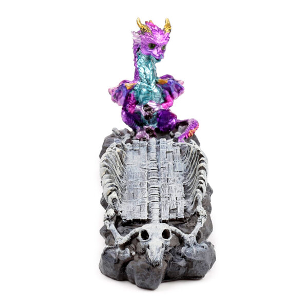 Ashcatcher Incense Burner - Elements Baby Dragon Skeleton - Image 4