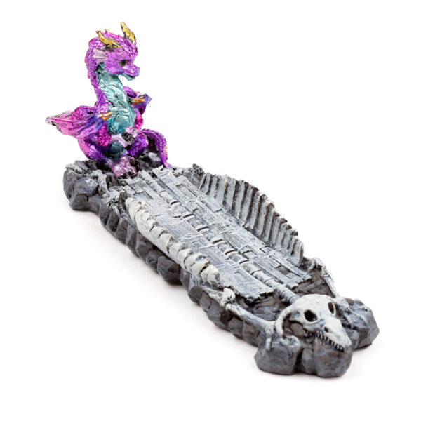 Ashcatcher Incense Burner - Elements Baby Dragon Skeleton - Image 5