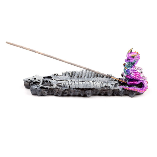 Ashcatcher Incense Burner - Elements Baby Dragon Skeleton - Image 7