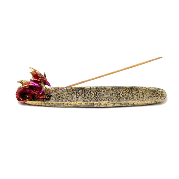 Ashcatcher Incense Burner - Nightmare Mystical Symbols Fire Dragon - Image 3