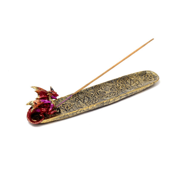 Ashcatcher Incense Burner - Nightmare Mystical Symbols Fire Dragon - Image 7