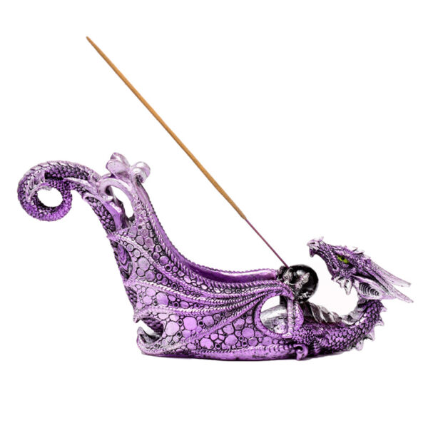 Ashcatcher Incense Burner - Enchanted Nightmare Dragon Crystal Orb - Image 5