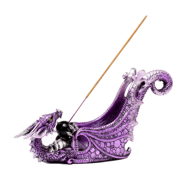 Ashcatcher Incense Burner - Enchanted Nightmare Dragon Crystal Orb - Image 7