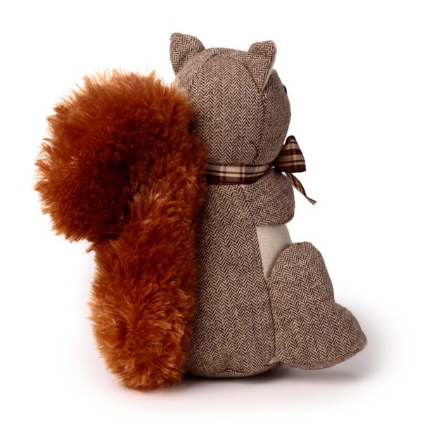 Plush Door Stop - Squirrel in Bowtie - Image 5