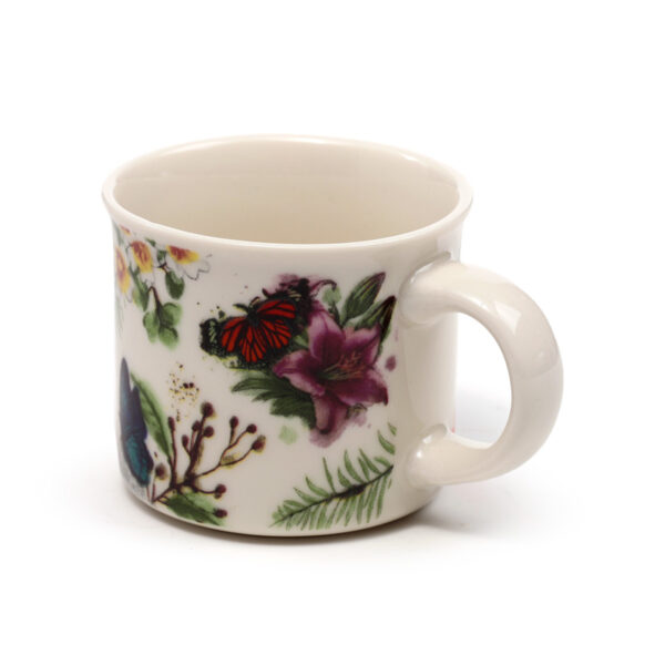 Set of 2 Porcelain Espresso Cups - Butterfly Meadows - Image 5