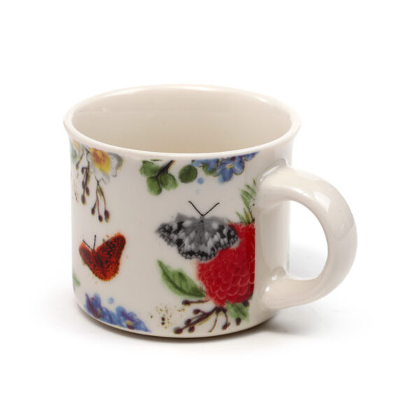 Set of 2 Porcelain Espresso Cups - Butterfly Meadows - Image 6