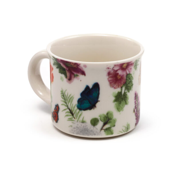 Set of 2 Porcelain Espresso Cups - Butterfly Meadows - Image 10