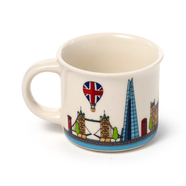 Set of 2 Porcelain Espresso Cups - London Icons - Image 6