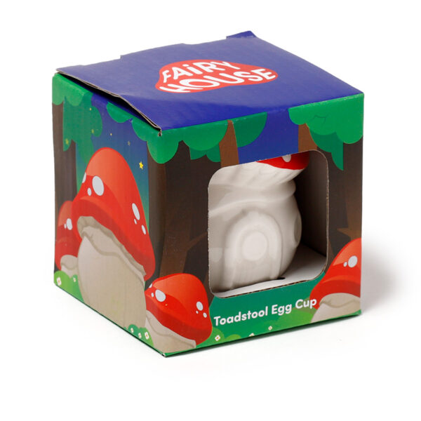 Ceramic Egg Cup - Fairy Toadstool House - Image 2