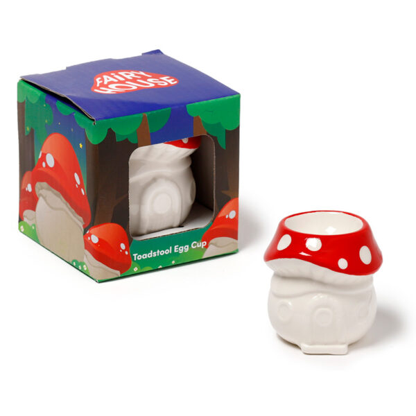 Ceramic Egg Cup - Fairy Toadstool House - Image 6