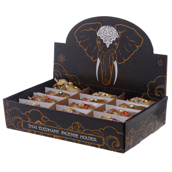 Cute Mini Collectable Elephant Incense Stick Holder - Image 10