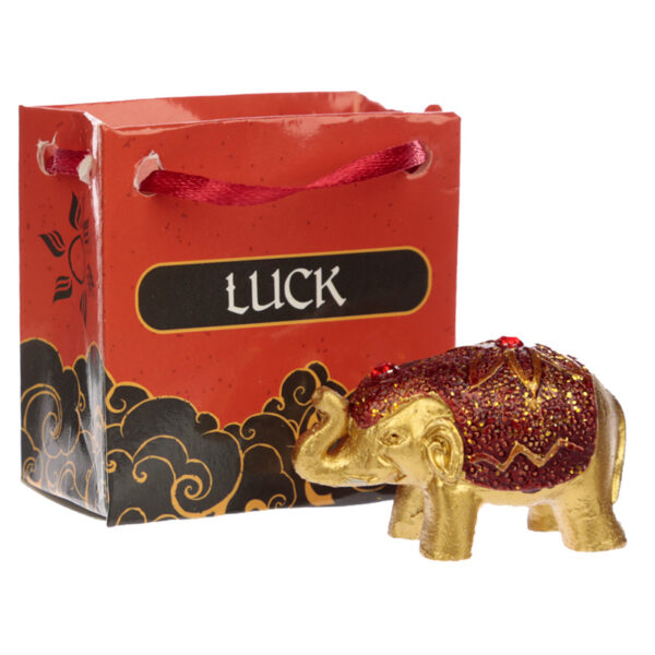 Cute Collectable Glitter Elephant in a Mini Gift Bag - Image 5