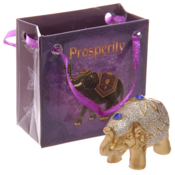 Cute Collectable Glitter Elephant in a Mini Gift Bag - Image 9