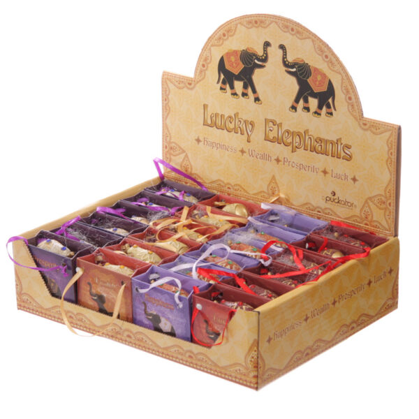 Cute Collectable Glitter Elephant in a Mini Gift Bag - Image 10