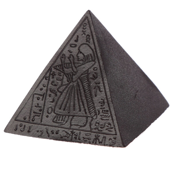 Decorative Black Egyptian Pyramid Ornament - Image 2