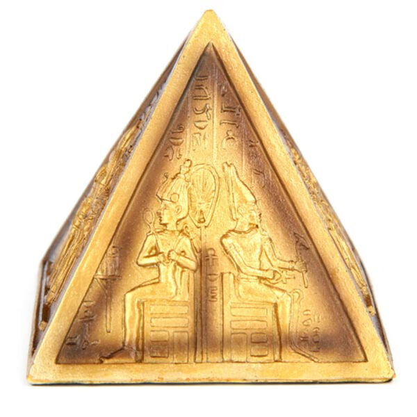 Decorative Gold Egyptian Pyramid Ornament - Image 3