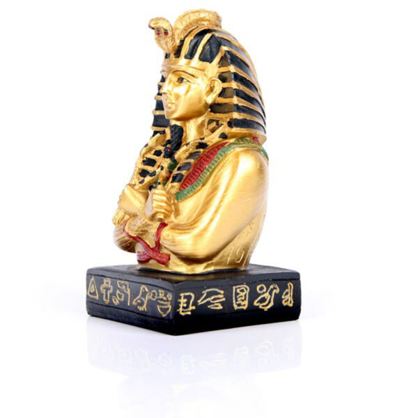 Decorative Egyptian Tutankhamen Bust Ornament - Image 2