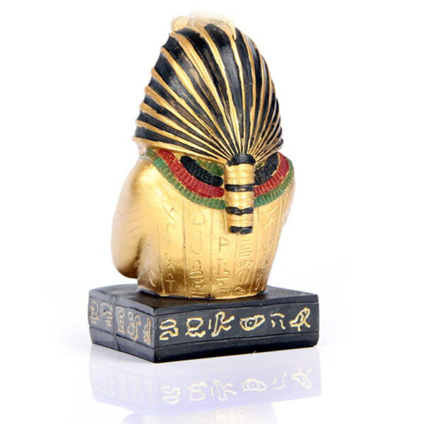 Decorative Egyptian Tutankhamen Bust Ornament - Image 3