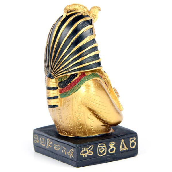 Decorative Egyptian Tutankhamen Bust Ornament - Image 4