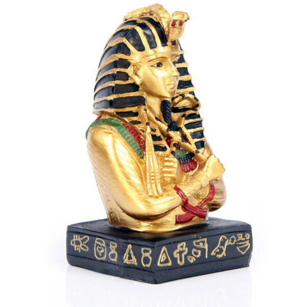 Decorative Egyptian Tutankhamen Bust Ornament - Image 5