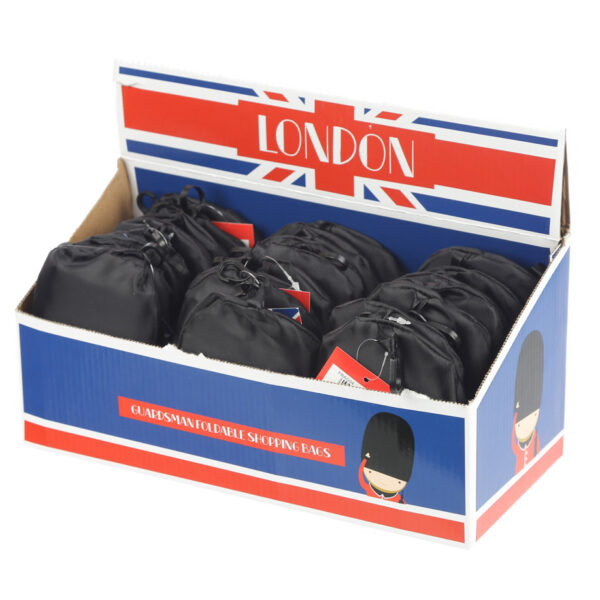 Handy Foldable Shopping Bag - London Souvenir Guardsman - Image 5