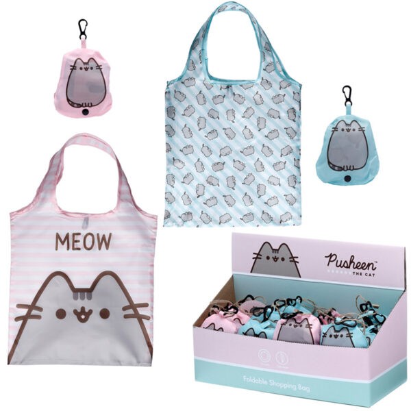 Handy Foldable Shopping Bag - Pusheen the Cat - Image 9