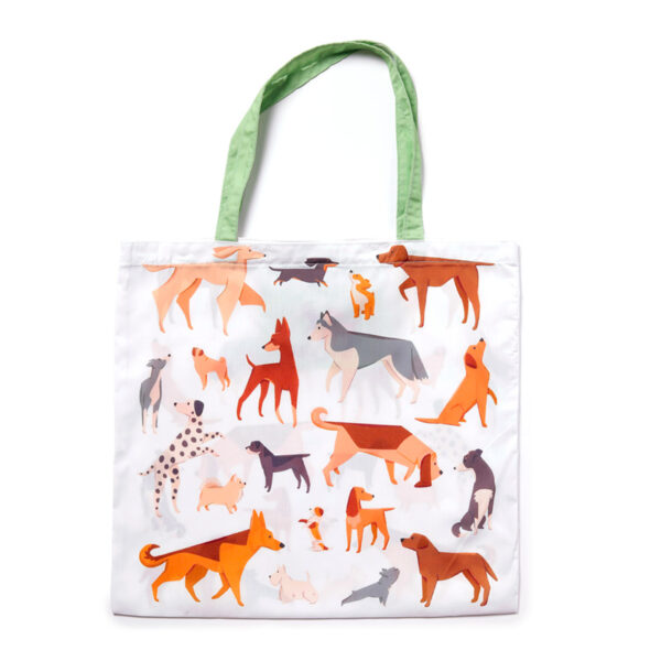 Handy Foldable RPET Shopping Bag - Barks Dog - Image 4