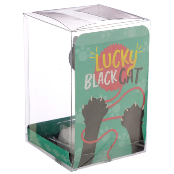Collectable Lucky Black Cat Solar Powered Pal - Image 9