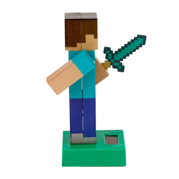 Collectable Licensed Solar Powered Pal - Minecraft Steve - Image 7