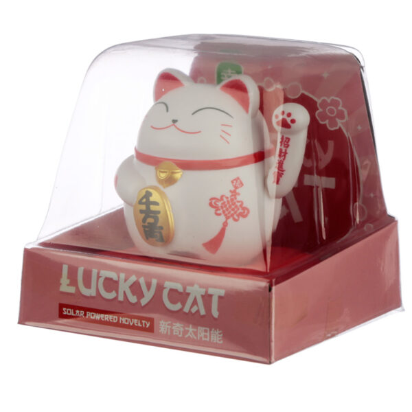 Cute Waving Maneki Neko Cat Design Solar Pal - Image 8