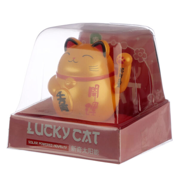Cute Waving Maneki Neko Cat Design Solar Pal - Image 9