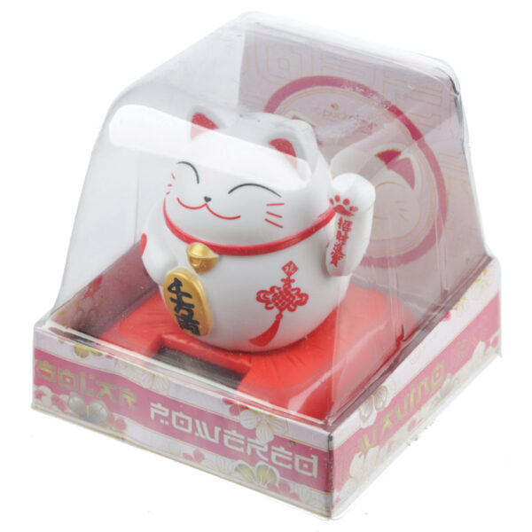 Cute Waving Maneki Neko Cat Design Solar Pal - Image 10