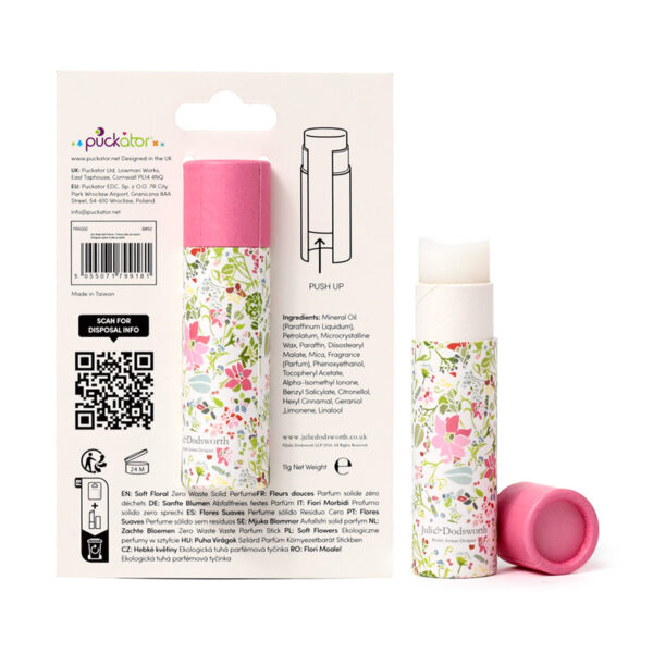 Solid Perfumed Stick Balm - Julie Dodsworth Pink Botanical - Image 7