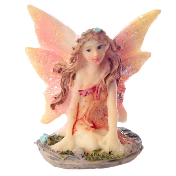 Cute Mini Flower Fairy Figurine in a Gift Bag - Image 3