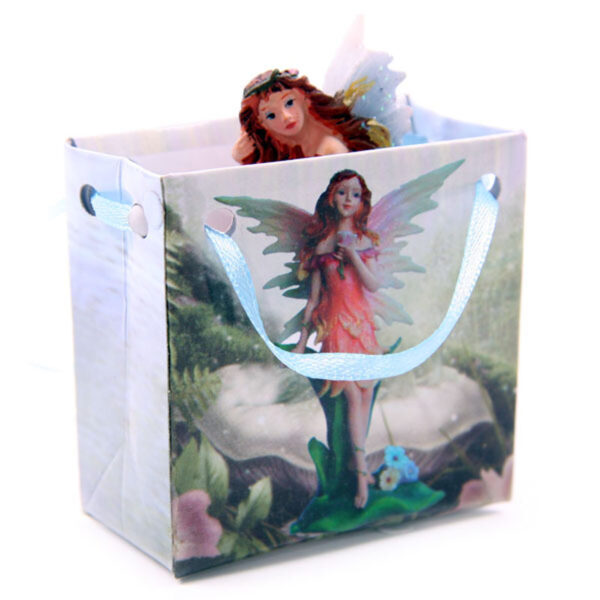 Cute Mini Flower Fairy Figurine in a Gift Bag - Image 10