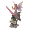 Cute Flower Fairy Riding Butterfly Figurine - Image 2