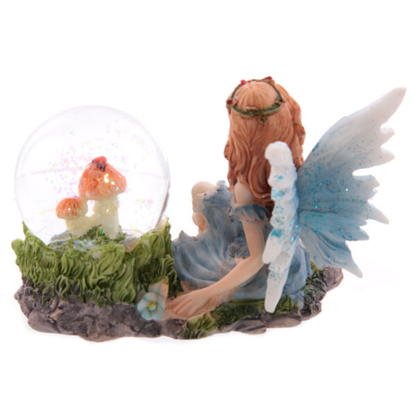 Glitter Flower Fairy Waterball Ornament - Image 4