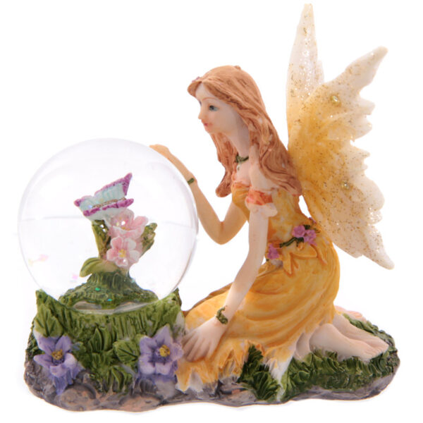 Glitter Flower Fairy Waterball Ornament - Image 5