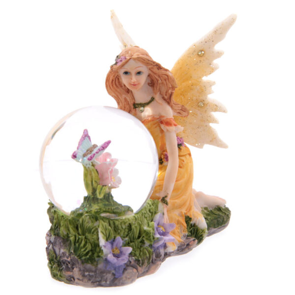 Glitter Flower Fairy Waterball Ornament - Image 6